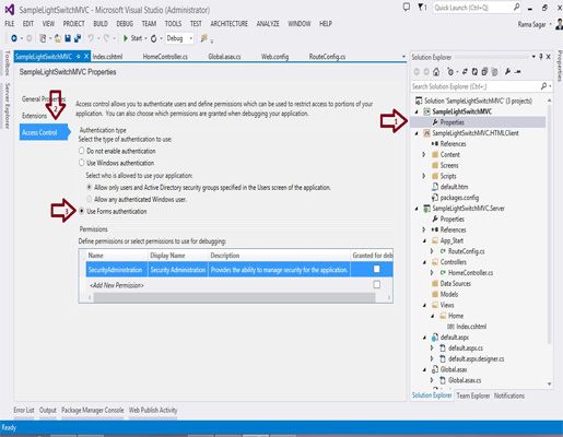 Forms authentication
